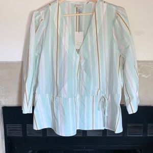 A NEW DAY PEPLUM BLOUSE